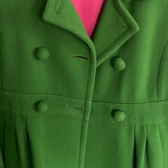J. Crew Vintage Green Coat - 100% Wool - Picture 5 of 7